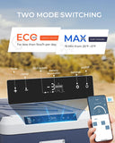 EKOJUCE 12 Volt Refrigerator Portable Fridge Freezer - 48 Quart(45L) Electric Cooler with Wheels, 12/24V DC & 100-240V AC