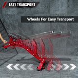 Major Fitness Weight Bench - 1300LBS Weight Capacity and 36 Adjustable Positions Strength Training Bench for Garage and Home Gym Workouts (Red) MAJOR LUTIE