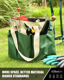 Garden Stool and Kneeler, Foldable Gardening Bench with Tool Bag Pouch EVA and Garden Gloves, Garden Kneeler and Seat Gardening