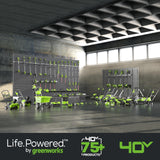 Greenworks 40V Leaf Blower/Sweeper, 150 MPH, Lightweight, Quiet, with 2.0 Ah Battery and Charger