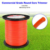 Yooank 095 Trimmer Line, Weed Wacker String .095-Inch-by-1427-Foot 5-Pound Commercial Grade Round Nylon String