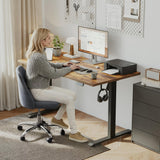 55 Inch Large Electric Standing Desk, Height Adjustable Office Desk