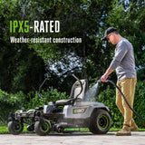 EGO POWER+ Z6 Zero Turn Riding Lawn Mower, 42" Deck, Includes (6) 56V 6.0Ah Batteries and 880W Charger - ZT4214L
