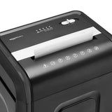 24 Sheet Cross Cut Paper, CD and Credit Card Home Office Shredder with Pullout Basket, Black Amazon Basics