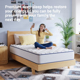 Avenco 6 Inch Twin Mattress, Foam and Spring Hybrid Mattresses in a Box, Medium Soft, Breathable Fabric & Adaptive Support, CertiPUR-US Certified, Twin Size Mattress in Guest and Kids Bedroom