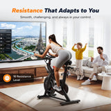 Merach Magnetic Exercise Bike for Home Gym, Low Noise