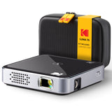 Kodak Ultra Mini Rechargeable Pocket Projector – DLP Pico Black Projector 100” Display, HDMI/USB/Micro SD, Built-in Speaker & Carrying Case