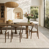 Nakagishi Neutral 12x15 Area Rugs for Living Room Washable, Beige