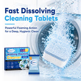 ECOFRESHEET Washing Machine Cleaner Tablets 24 Count, Deep Cleaning Washer Cleaner for Front Load & Top Load Washers, HE Washer Cleaning Tablets, Helps Reduce Odors & Buildup