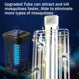 Bug Zapper Indoor Outdoor, 4300V 18W Electric Mosquito Killer, Mosquito Trap Fly Zapper Insect Killer Topwowe