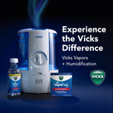 Vicks CoolRelief Cool Mist Humidifier Small to Medium Room Vaporizer for Baby, Kids, Adults, 1.2 Gal