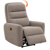 LuvnVirtue Power Recliner Chair, Wall Hugger for Living Room, RVs (Grey)