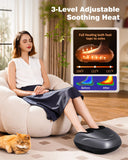 Shiatsu Foot Massager Machine with Heat & Remote, 2026 Upgraded Deep Kneading Feet Massager for Plantar Fasciitis & Neuropathy, 3 Heat Levels, Multi-Mode Massage, Auto-Off Timers, Gifts for Women Men