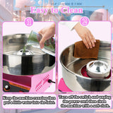 Cotton Candy Machine, Cotton Candy Maker, 1000W Electric Cotton Candy Maker Machine, Quick 3-4 Min Preheat, Commercial Cotton Candy Maker for Home, Events, Parties, and Small Business