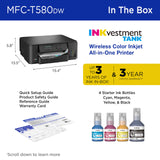 Tank 580 Wireless Color Inkjet All-in-One Printer | Includes up to 3 Years of Ink in-Box