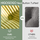HIGOGOGO Papasan Chair Cushion with Corduroy Cover (Without Chair