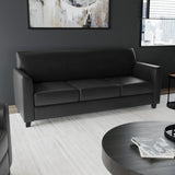 Flash Furniture Hercules LeatherSoft Sofa, Black