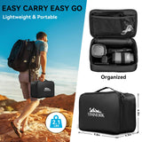 Yimserk Grey Shower Pump Shower Head And Bag, 7800mAh