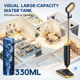 NEWBULIG Steam Mop for Hardwood/Tile/Carpet, Lightweight Steamer Cleaner for Floor Cleaning with 330ML Water Tank, Heats Up in 30 Seconds，16.4 FT Cord and 2 Washable Pads