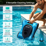 MT-VIKI H8 Cordless Robotic Pool Cleaner, Pool Vacuum Robot with 480 Min Runtime, Wall & Waterline Cleaning, App & Remote Control