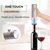 Electric Wine Opener Set, Rechargeable Wine Bottle Opener with Foil Cutter, Aerator, Vacuum Stopper, USB Cable, Luxury Wine Gift Set for Women & Men, Housewarming, Wedding, Mother's Day