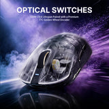ATTACK SHARK RS3 ULTRA Carbon Fiber Wireless Gaming Mouse - Black