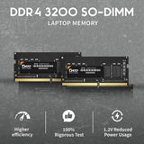 DDR4 3200MHz PC4-25600 CL22 SODIMM 1.2V 260-Pin Non-ECC SODIMM Laptop Notebook Memory Module