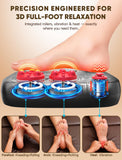JZBRAIN Shiatsu Foot Massager with Heat & Vibration: Deep Kneading Foot Massager for Plantar Fasciitis, Neuropathy, and Improved Circulation - Electric Foot Massager for Home and Office Use