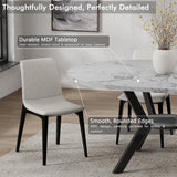 42"-58" Round Extendable Dining Table for 4-6, Kitchen Oval Table with Hidden Leaves & Storage Shelf, Space Saving Modern Design with Sturdy Metal Legs for Kitchen, Dining Room & Small Apartments