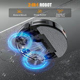 XIEBro Robot Vacuum and Mop Combo, 2 in 1 Vacuuming & Mopping Robot with Schedule, App/Bluetooth/Voice, 3200Pa Max Suction, Self-Charging Robot Vacuum Cleaner, Slim, Ideal for Hard Floor, Carpet