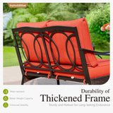 Sophia & William Metal Patio Furniture Set, 2 Pieces Outdoor Couch Sets