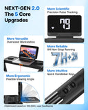 MERACH T12 Foldable Treadmill for Home 300 LBS Capacity Wide Running Belt