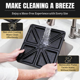 FineMade Panini Grill Press Breakfast Sandwich Maker 3 in 1, Electric Griddle Panini Press, Grilled Cheese Maker, Sandwichera Electrica, Belgian Waffle Maker with Removable Plates