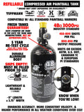 Maddog Empire Mini GS HPA Paintball Gun Starter Package A - Dust Black 2-pc Barrel