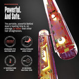 2-in-1 Hair Straightener Flat Iron by BeKind Apex | 1“ 460°F Straightener and Curler for All Hairstyles | UltraSmooth Tech | 15s Fast Heating & Temp Memory | Gift Set for Girls Women (Apex Peach)