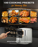 6-in-1 Air Fryer, 7-Qt Large Capacity, 50°F–400°F Precise Temp Control, Non-Toxic PFAS-Free Nonstick, Air Fry