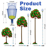 ELNDUXG Fruit Picker Upgraded Round Claws Can Reduce Fruit Damage Lengths from 5 to 13 Feet Fruit Picker Pole with Basket Adjustable Suitable for Cherry Lemon Pear Mango Trees and More (120inch)