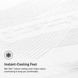 Bedgear H4 Performance Full Mattress - Hybrid Memory Foam Mattress, Medium Firm - Adaptive React Foam for Comfort, Instant Cooling by Ver-Tex Technology