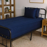 Beddy's Navy Blue All-in-One Zipper Bedding Set - Minky Lined - King