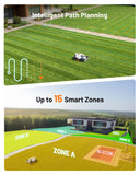 Mammotion LUBA 3 AWD 1500H Robot Lawn Mower with Garage (Ship Separately), 0.37 Acre, All-Wheel-Drive for 80% Slopes, 360° LiDAR+Dual-Camera AI Vision, 15 Multi-Zone Management, 2.2"-4.0" Cut Height