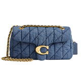 Coach Women's Quilted Denim Tabby Shoulder Bag 26, Indigo