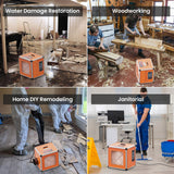 Abestorm HEPA Air Scrubber with UV-C Light, up to 600 CFM, Negative Ion