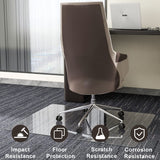 Office Chair Mat for Carpet - 36" x 46" Tempered Glass Floor Mat - for Office Chair on Carpet GLSLAND