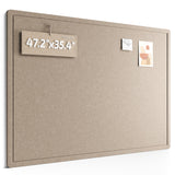 Fluxynara Felt Bulletin Board, 47.2" x 35.4", Khaki