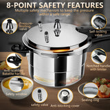 pressure cooker 10 qt All Stovetops Induction Compatible Thickened Pressure Cooker with Spring ollas de presión para cocinar pressure cooker 10.57 qt Aluminum