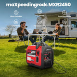 maXpeedingrods 2450 Watt Portable Inverter Generator for Camping, Home