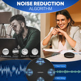 Pro Speakerphone, Conference Microphone with Directional Voice Pickup, Enhanced Voice Pickup, AI Transcription AISPEECH