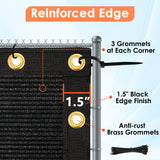Privacy Screen Fence, Outdoor Fencing Panels, Garden Windscreen Mesh Shade Sail Net Barrier