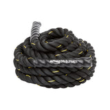 Amazon Basics Battle Rope for Home Gym, Strength Training, Cardio Fitness, Indoor & Outdoor Workout, Exercise Training Equipment, Muscle Toning, 2 Inch Diameter x 30 Feet Length, Black