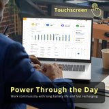 Touchscreen Laptop, Intel Ultra 7 255U, 64GB DDR5, 5TB Storage (4TB SSD+1TB Docking Station